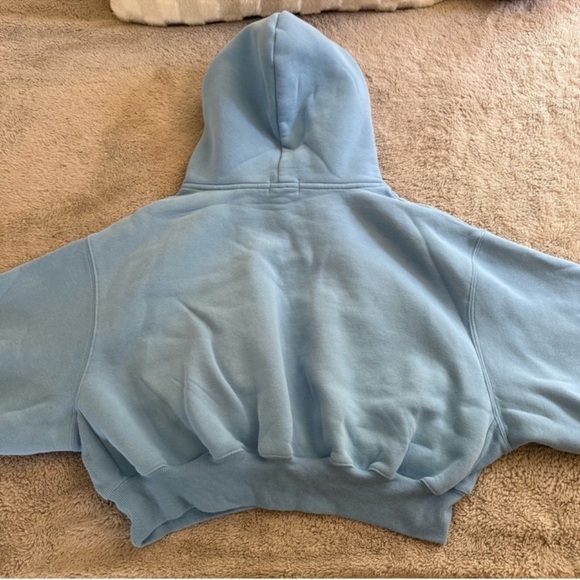 Happy Camp3r Blue Hooded Sweatshirt - Picture 4 of 9